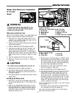 Предварительный просмотр 21 страницы Snapper YT2344 23HP Operator'S Manual