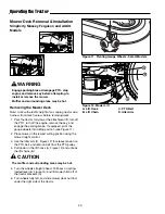 Предварительный просмотр 22 страницы Snapper YT2344 23HP Operator'S Manual