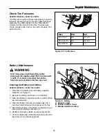 Предварительный просмотр 31 страницы Snapper YT2344 23HP Operator'S Manual