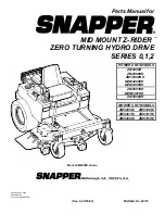 Snapper Z-RIDER MZM2200KH Parts Manual предпросмотр