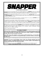 Предварительный просмотр 28 страницы Snapper Z-RIDER ZM5201M Safety Instructions & Operator'S Manual