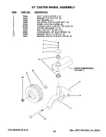 Предварительный просмотр 24 страницы Snapper Z1202B Parts Manual