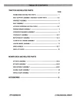 Preview for 2 page of Snapper Z1805KV Parts Manual