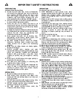 Preview for 3 page of Snapper ZF2101DKU Safety Instructions & Operator'S Manual