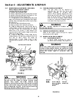 Preview for 21 page of Snapper ZF2101DKU Safety Instructions & Operator'S Manual