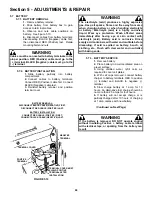 Preview for 24 page of Snapper ZF2101DKU Safety Instructions & Operator'S Manual