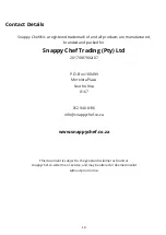 Preview for 11 page of Snappy Chef SCF003 User Manual