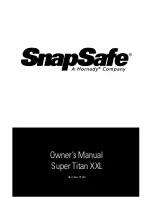 Preview for 1 page of SnapSafe Super Titan XXL Owner'S Manual