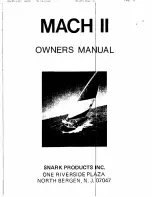 Preview for 2 page of Snark Mach II Owner'S Manual