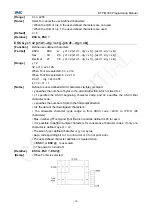 Preview for 18 page of SNBC BTP-M300 Programming Manual