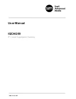 Snell Advanced Media IQCAG00 User Manual preview