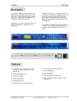 Предварительный просмотр 13 страницы Snell & Wilcox Kudos Plus CVR250 Operator'S Manual