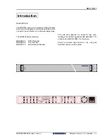 Предварительный просмотр 7 страницы Snell & Wilcox MDD550-50 Operator'S Manual