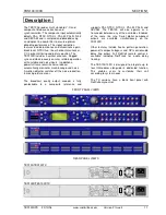 Предварительный просмотр 13 страницы Snell & Wilcox TBS100 Operator'S Manual