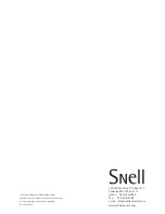 Preview for 12 page of Snell 730 770 830 870 Owner'S Manual