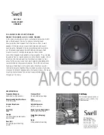 Snell AMC 560 Specifications preview