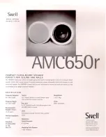 Snell AMC 650R Specifications preview