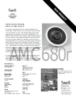 Preview for 1 page of Snell AMC 680 Specification Sheet