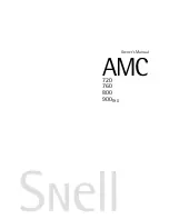 Preview for 1 page of Snell AMC 720 Owner'S Manual