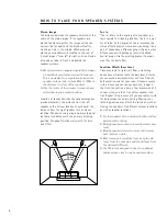 Preview for 4 page of Snell CLS.5 Owner'S Manual