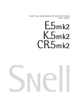 Snell CR.5mk2 Owner'S Manual preview