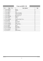 Preview for 22 page of Snell ES-103 Operating Manual And Spare Parts List