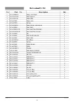 Preview for 38 page of Snell ES-103 Operating Manual And Spare Parts List