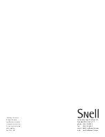 Preview for 12 page of Snell IC-Basis 300 Owner'S Manual