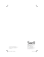 Preview for 8 page of Snell IC-K7 Owner'S Manual