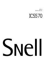 Snell ICS570 Owner'S Manual preview