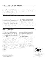 Preview for 6 page of Snell ICS570 Owner'S Manual