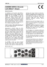 Preview for 1 page of Snell IQMDMO Manual