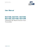 Preview for 1 page of Snell IQOTX80 User Manual