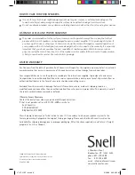 Preview for 8 page of Snell J7 Owner'S Manual