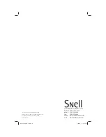 Preview for 8 page of Snell OH-S7 Owner'S Manual