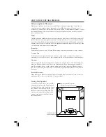 Preview for 4 page of Snell QBx Surround Owner'S Manual