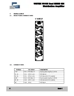 Preview for 4 page of Snell VISTEK V6155 Installation And Operation Manual