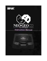 SNK Neo-Geo Instruction Manual preview