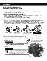 Предварительный просмотр 9 страницы Sno-Tek 136cc Operation Manual