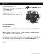 Предварительный просмотр 10 страницы Sno-Tek 136cc Operation Manual