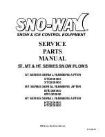 Sno-Way HTD200000 Service & Parts Manual предпросмотр