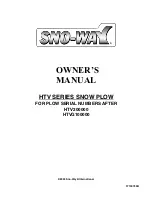 Sno-Way HTV200000 Owner'S Manual preview