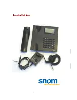 Предварительный просмотр 7 страницы Snom 100 User Manual