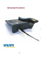 Предварительный просмотр 29 страницы Snom 100 User Manual