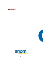 Предварительный просмотр 47 страницы Snom 100 User Manual