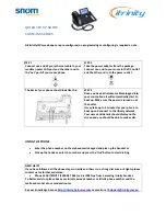 Snom 3XX SERIES Quick Setup Manual preview