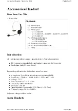 Snom HS-MM2 Manual preview