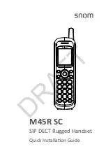 Snom M45R SC Quick Installation Manual preview