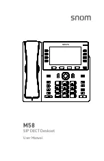 Preview for 1 page of Snom M58 User Manual