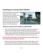 Preview for 7 page of Snooper DVR-1HD User Manual